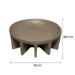 Figura Decorativa Redonda Dientes De Sierra medida