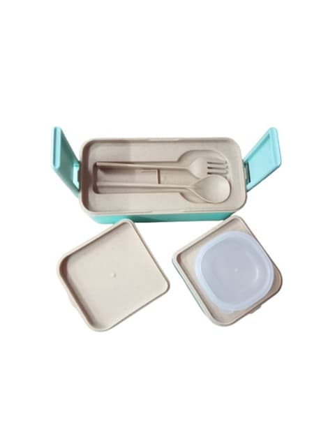 lonchera tres niveles 1050 ml estilo rústico