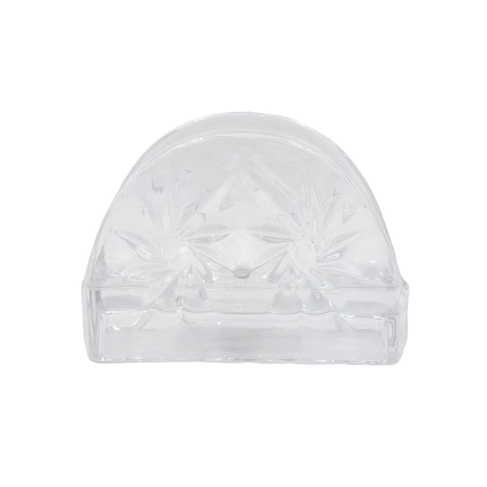 Servilletero de vidrio diseño sol liso de 9x12cm