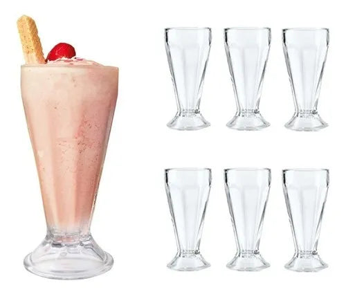 Copa Helado Líneas Vidrio 400 ml | Lala Home Colombia