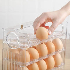 Organizador Para Huevos 3 Niveles Transparente