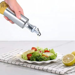 Aceitera de Vidrio 300 ml con Tapa Gris | Lala Home