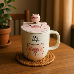 Mug Cerámica Diseño Cerdito | Lala Home Colombia
