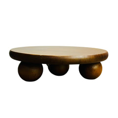 Soporte Decoración Tipo Domo Marrón 21 x 5 x 21 cm | Lala Home Colombia