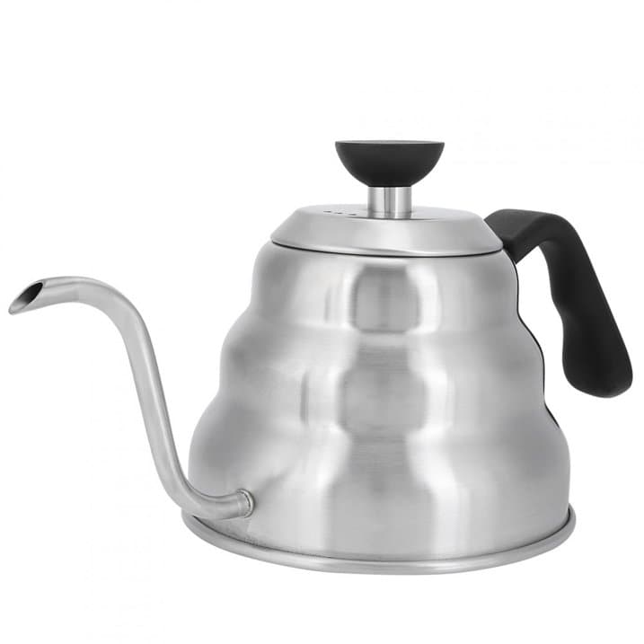 Tetera de aluminio de 1 litro con boquilla cuello de cisne