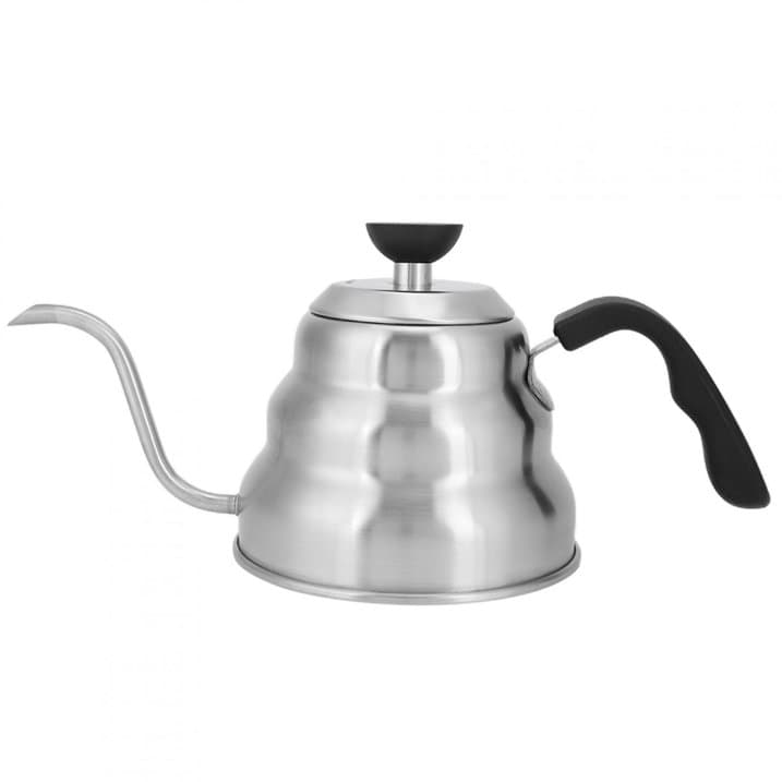 Jarra de vertido manual para café con mango negro