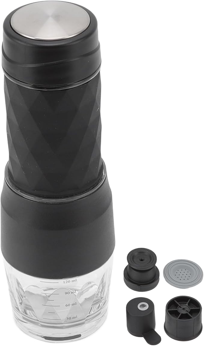 Mini Cafetera Manual Espresso Negra | Lala Home Colombia