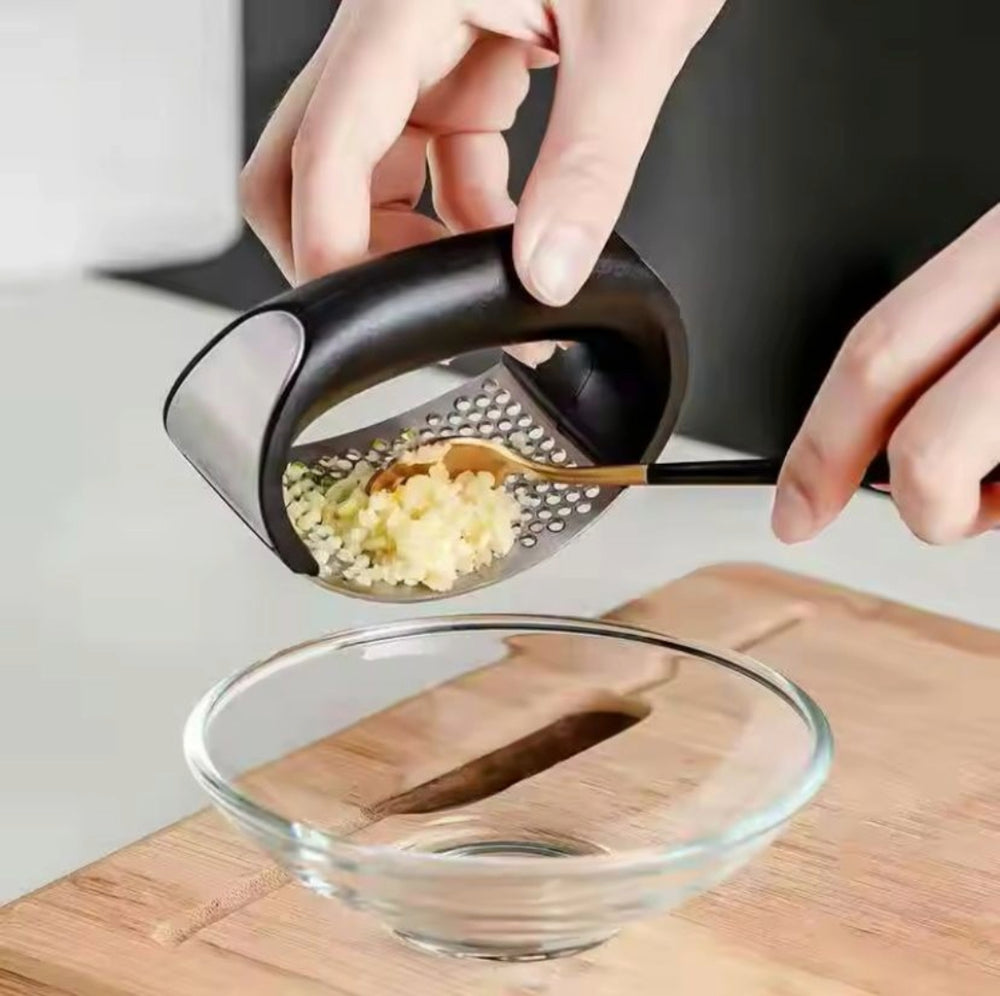 Machacador De Ajo En Acero Inoxidable