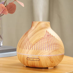 Humidificador 400 ml con diseño de líneas
