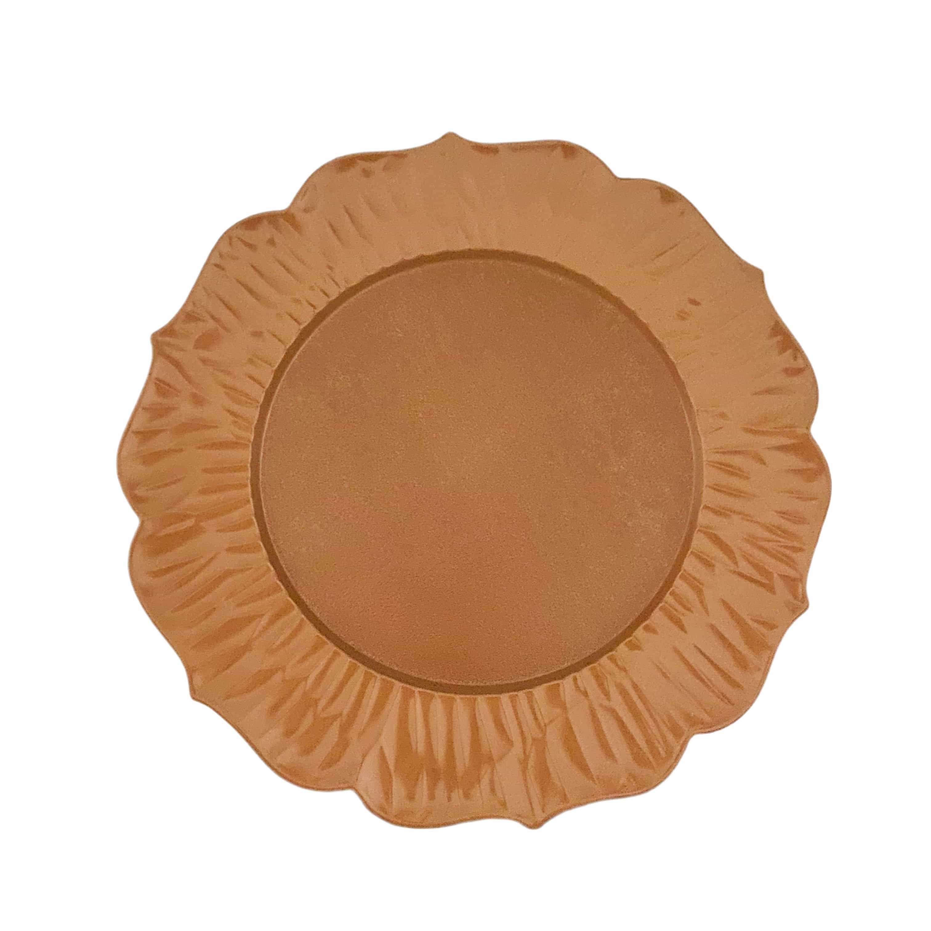 Plato Base Decorativo 32cm Terracota