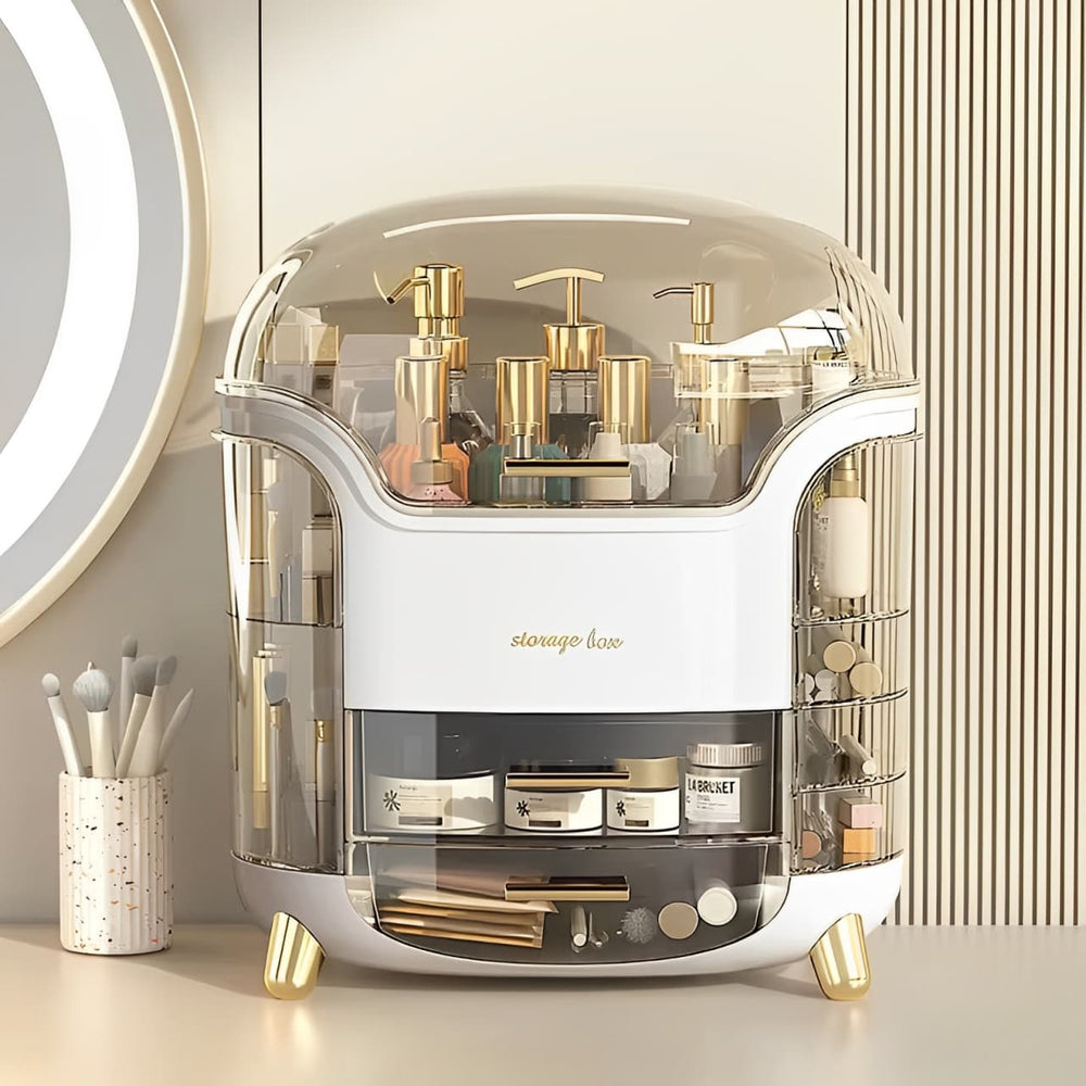 Organizador De Maquillaje Gris