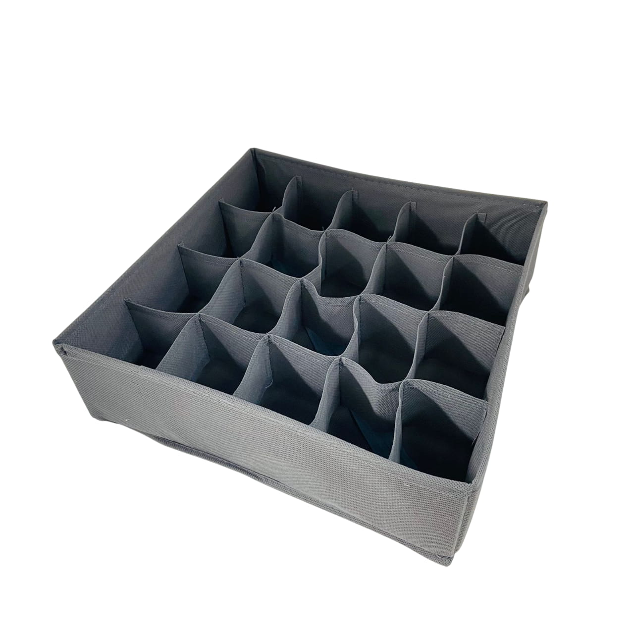 Organizador x20 Compartimientos En Tela Gris