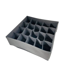 Organizador x20 Compartimientos En Tela Gris
