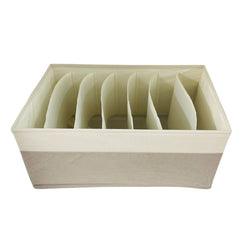 Organizador x7 Compartimientos En Tela Beige