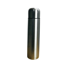 Termo de acero inoxidable 1L color plateado