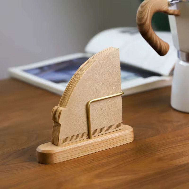 Soporte Para Filtros De Café En Madera
