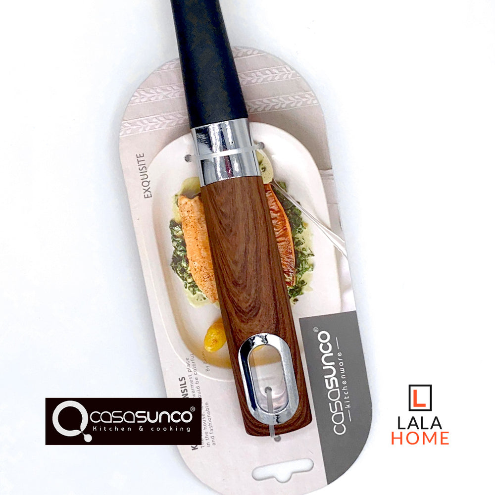 Espumadera Nylon Mango Tipo Madera Casasunco