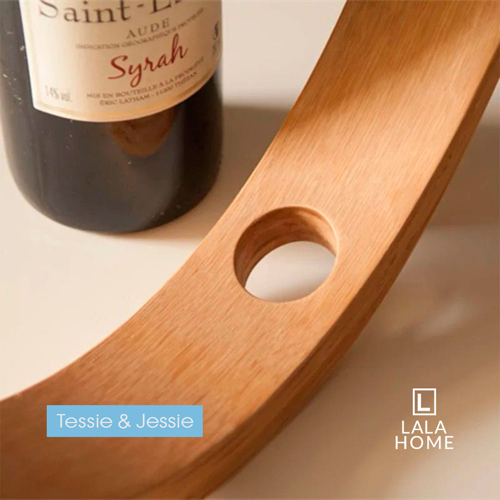 Porta Vino En Bambú T&J