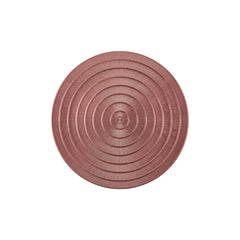 Individual circular dorado para montaje elegante de mesa