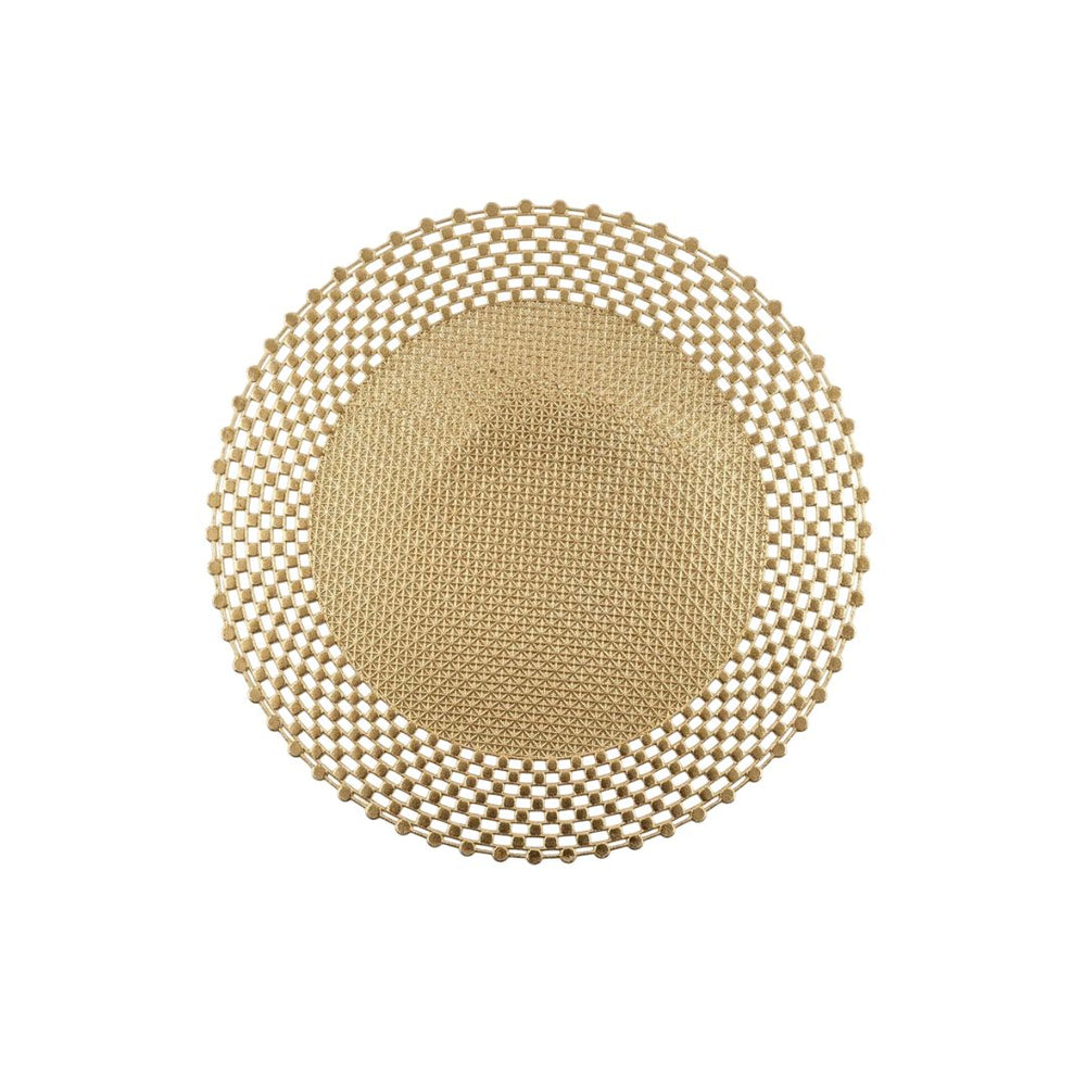 Individual circular de 38 cm para montaje elegante de mesa