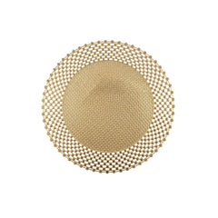 Individual circular de 38 cm para montaje elegante de mesa