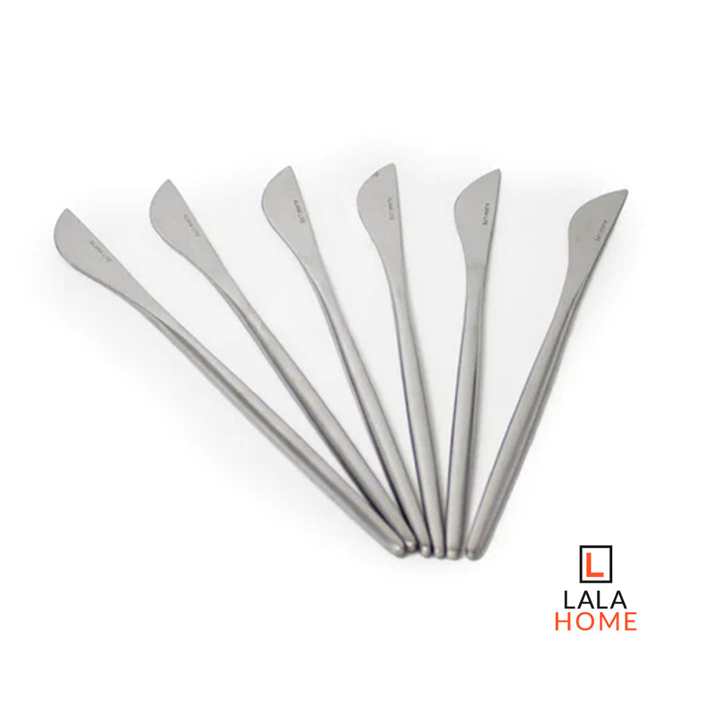 Set Cuchillos x6 Und Montevideo Plata Alana Hogar