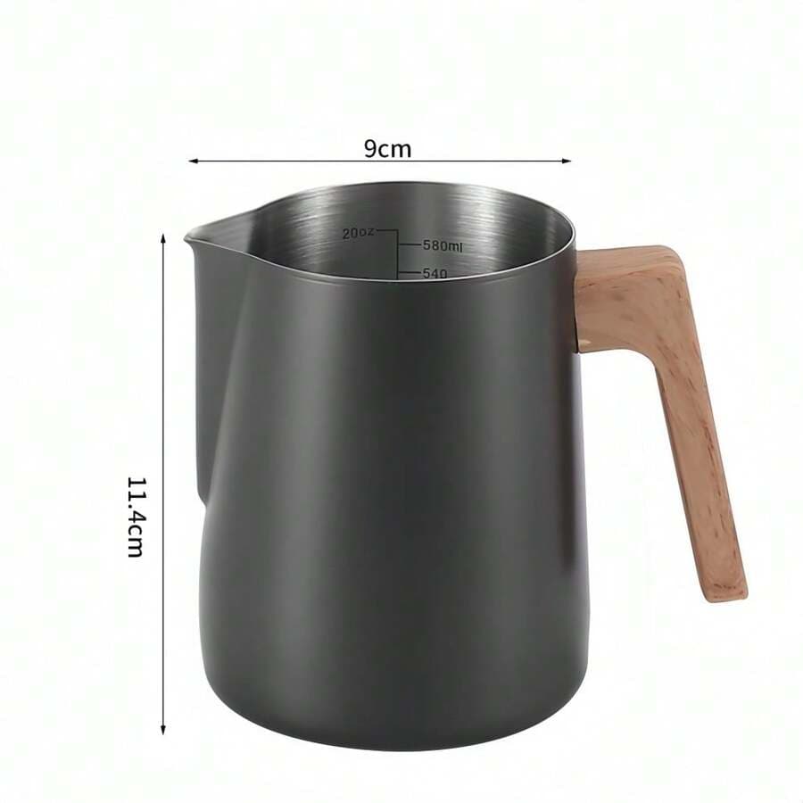 Jarra acero inoxidable 600 ml para café y leche
