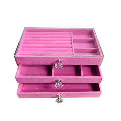 Organizador de Joyas Portátil 3 Niveles Acrílico | Lala Home Colombia