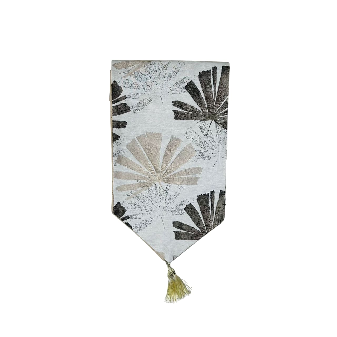 Camino de Mesa Hojas Grandes Marrón 33x180 cm | Lala Home Colombia