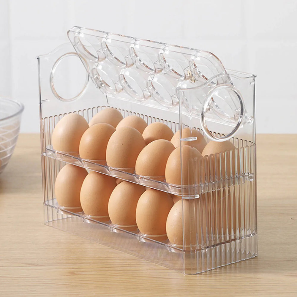 Organizador de huevos acrílico para refrigerador