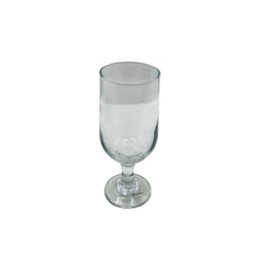 Copa de cristal transparente de 120 ml con diseño liso