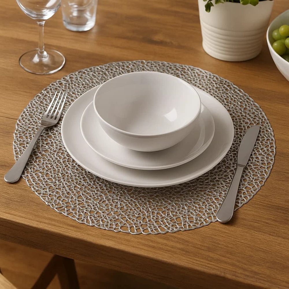 Mantel individual de PVC con diseño de cuadros