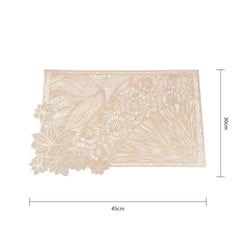 Vista superior individual de mesa 30×45