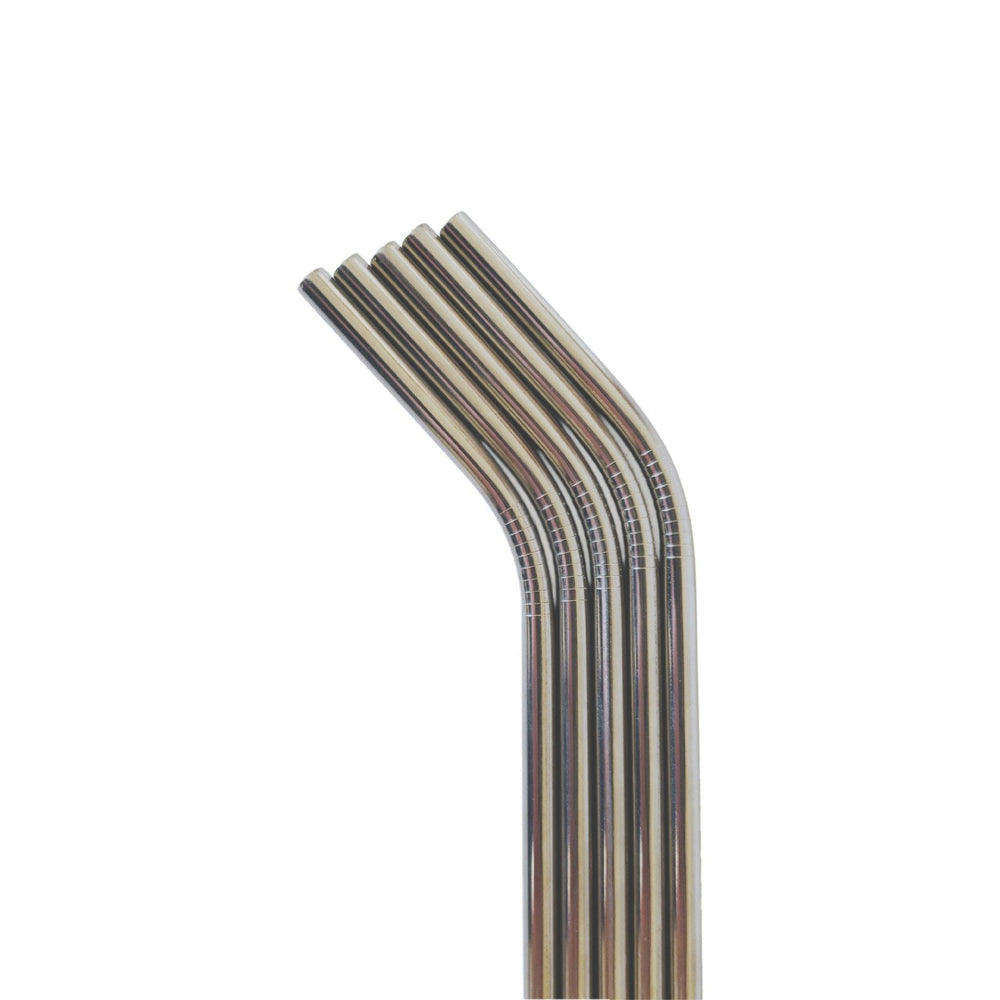 Set 12 pitillos reutilizables en acero inoxidable plateado – Lala Home Colombia