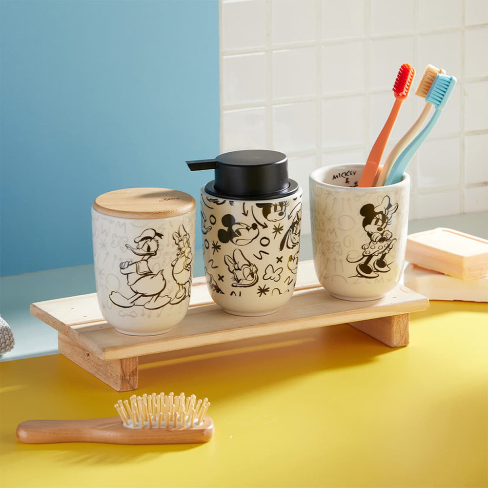 Conjunto jaboneras Mickey, Minnie y amigos Corona