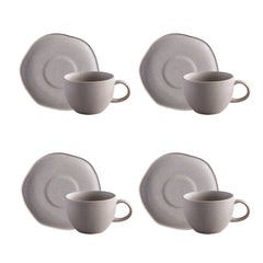 Set De Té 4 Puestos 8 Piezas Concreto De Corona