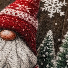 Tapete decorativo navideño 50×80 cm con gnomos