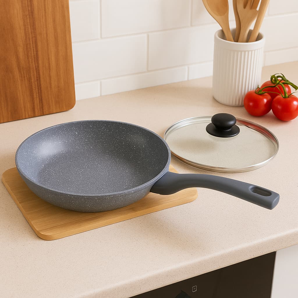 Sartén 24 cm con Tapa de Vidrio | Lala Home Colombia