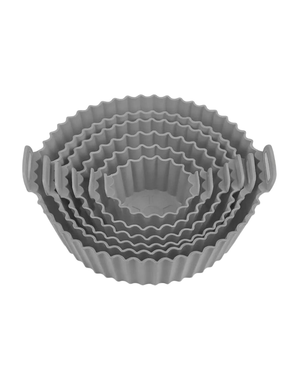 Set anidable de moldes de silicona para ahorrar espacio