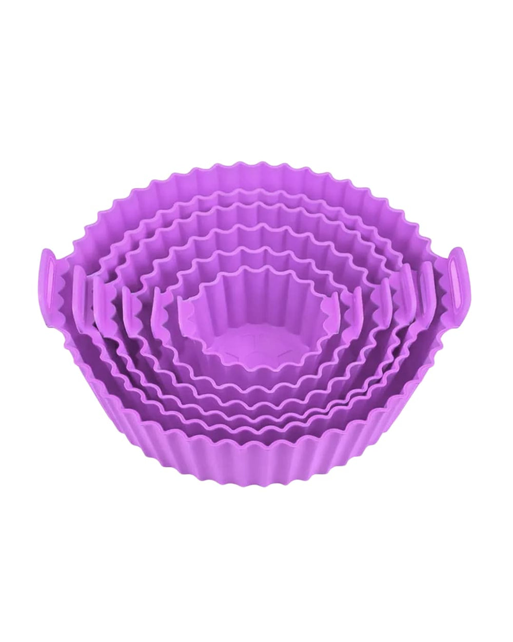 Moldes redondos de silicona disponibles en seis colores
