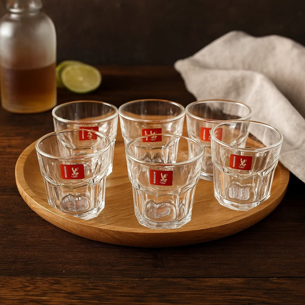 Set 6 Vasos Cerveceros Rectángulos 230 ml | Lala Home Colombia