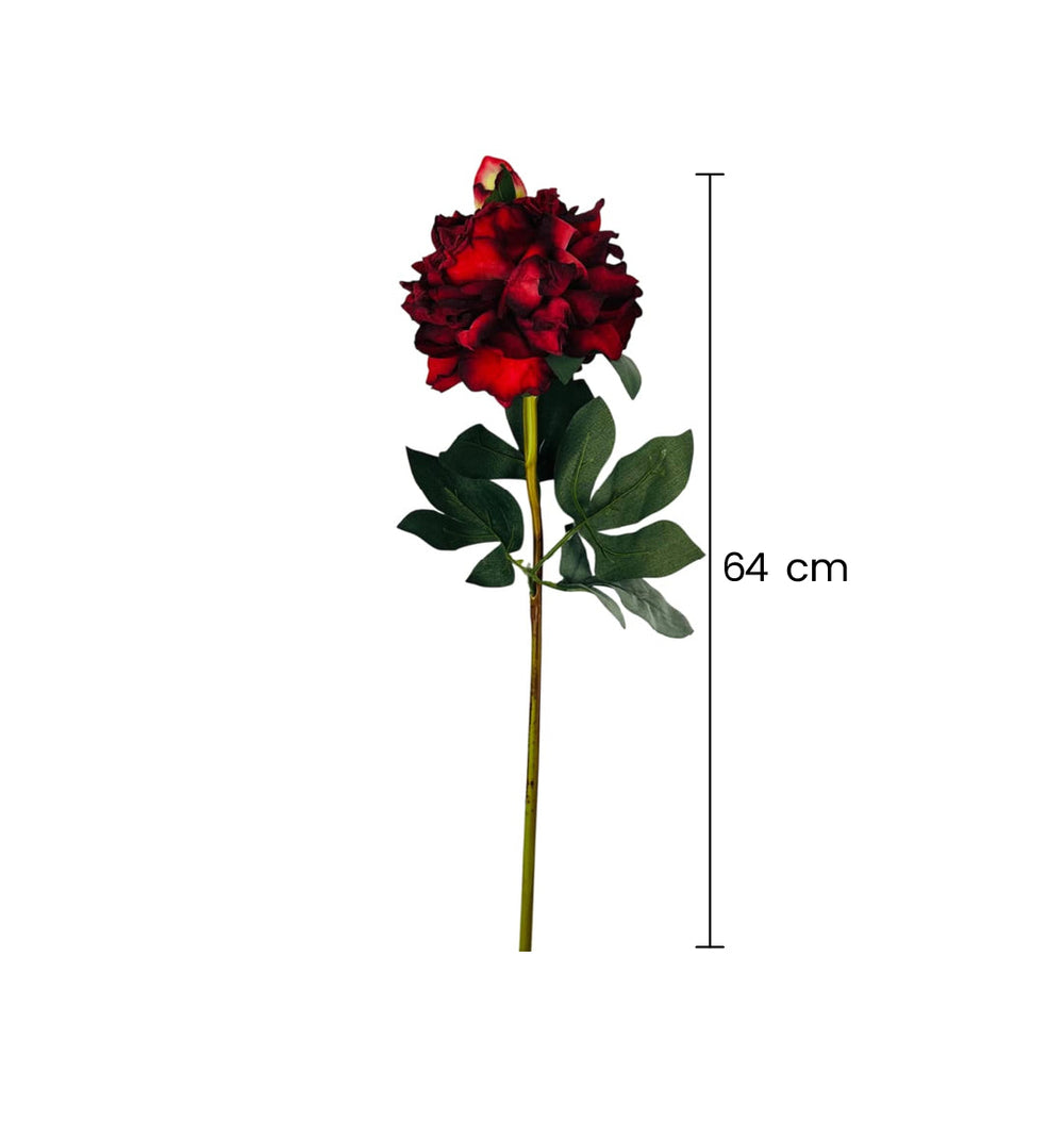 Follaje Decorativo Peonía 64cm medida