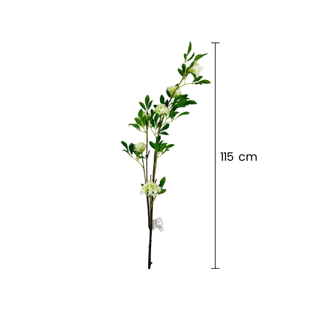 Follaje Decorativo Hortensia 115cm medidas