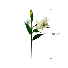 Follaje Decorativo Lirio 60cm medidas