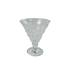 Copa De Helado 215ml En Vidrio Con Diseño Diamante