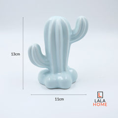 Cactus Decorativo 13cm En Cerámica Lafe